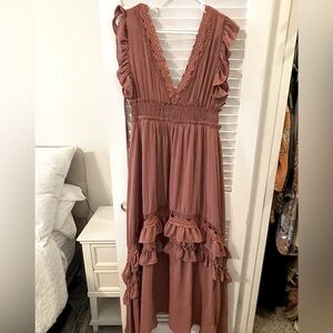 Baltic Born Dusty Rose High Low Dress